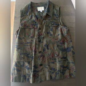 Floral/Camo Vest
